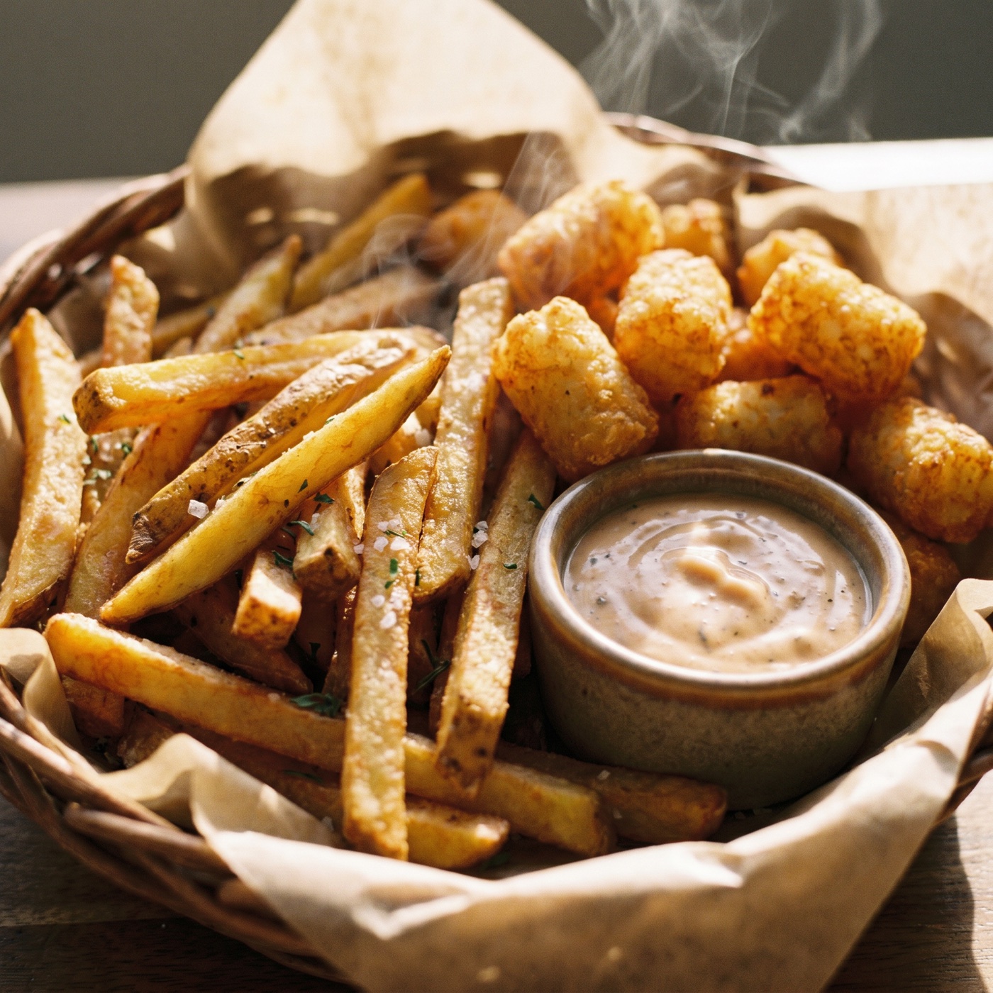 Hand-cut fries at Murdock's Food Truck
